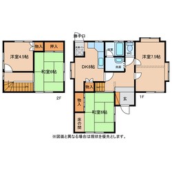 建部瓦屋寺町M邸の物件間取画像